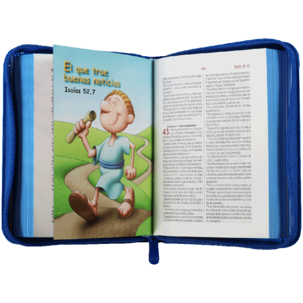 Biblia RVR1960 amigos por siempre azul RVR022cPZLMaPJR - Image 2