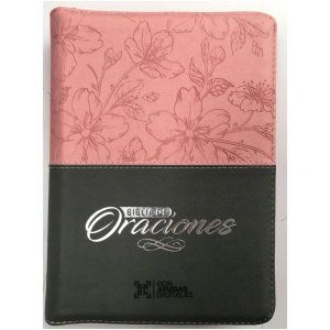 Biblia RVR1960 De Oraciones Imitación Piel Rosa QR RVR056cZLGPJR