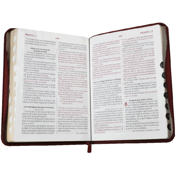 Biblia RVR1960 lt gigante vino índice QR RVR086cZTILGiPJR - Image 2