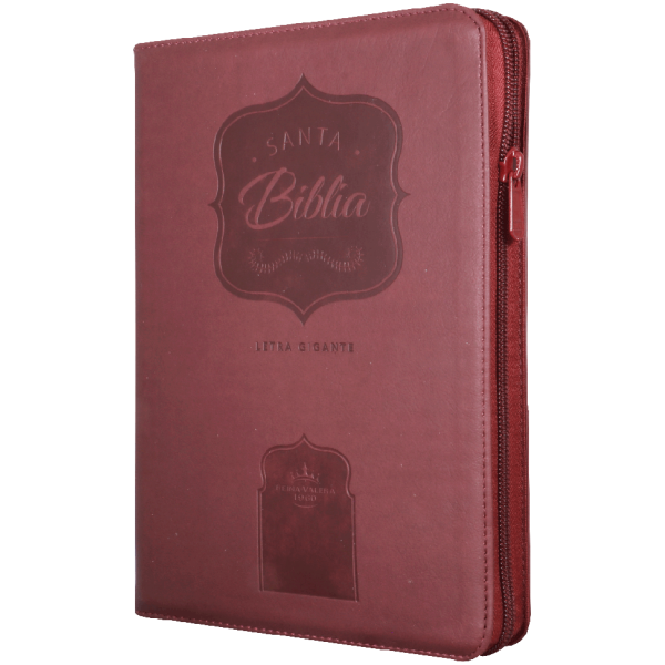 Biblia RVR1960 lt gigante vino índice QR RVR086cZTILGiPJR