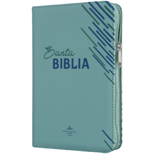 Biblia RVR1960 mediana letra grande verde canto verde RVR065CZLG PJR