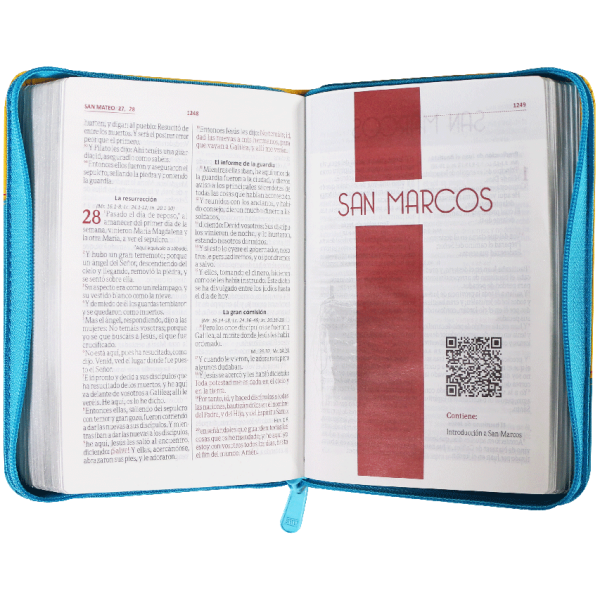 Biblia RVR1960 chica corazón azul RVR046cZLM PJR - Image 2