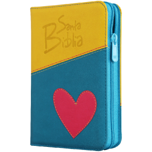 Biblia RVR1960 chica corazón azul RVR046cZLM PJR
