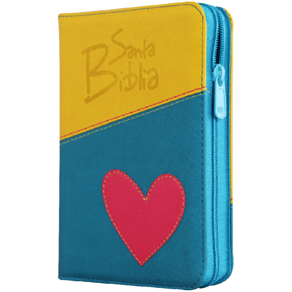 Biblia RVR1960 chica corazón azul RVR046cZLM PJR