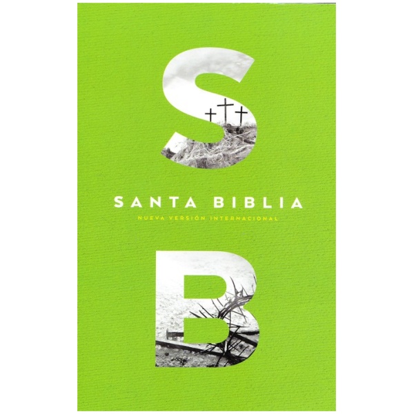 Biblia NVI Mediana Excelencia Ultra fina Rústica Verde