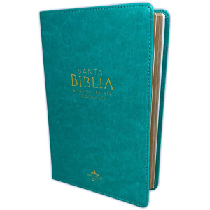 Biblia RVR1960 Manual Letra Grande Turquesa