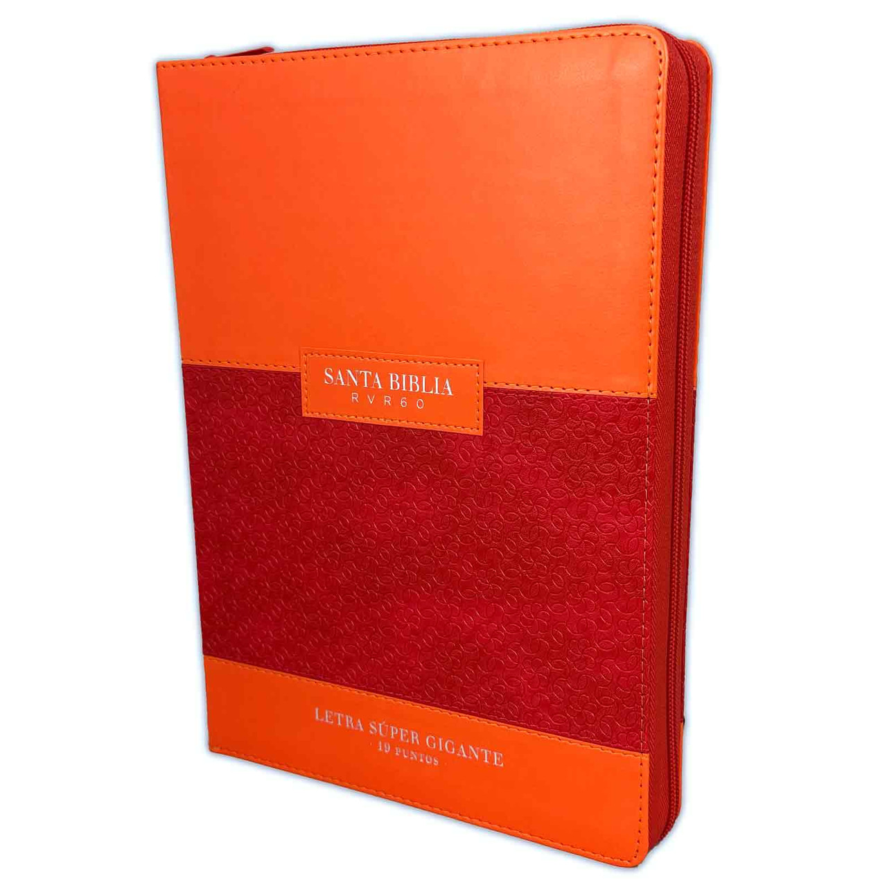 Biblia RVR1960 Classic Abba coral índice cierre 12.5pt 065PJR