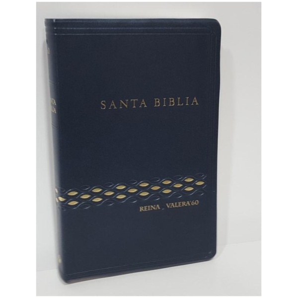 Biblia Letra Regular Rvr1960, Color Azul, Vinil - Image 2