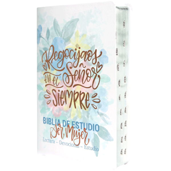 Biblia de estudio Ser Mujer letra grande RVR60 índice - Image 6
