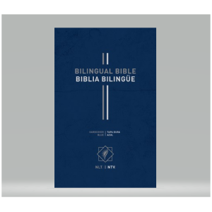 Biblia Bilingue NLT/NTV tapa dura azul