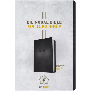 Biblia Bilingüe Ntv/nlt, Imitación Piel Negro