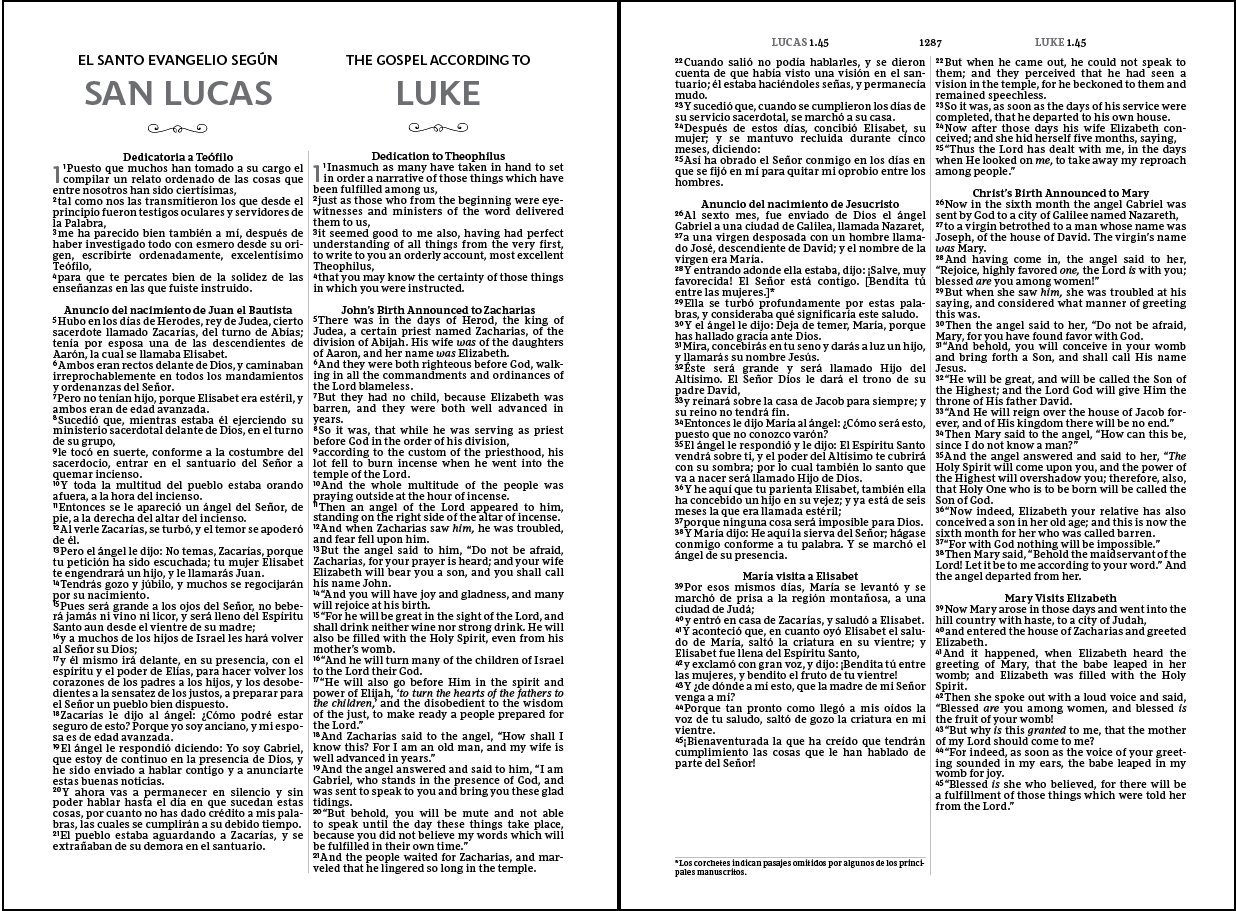 Biblia bilingüe Reina Valera Revisada – New King James