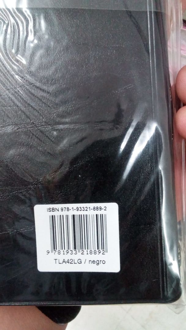 Biblia Chica Letra Grande Vinil Negro TLA