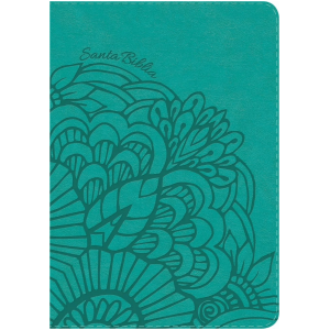 Biblia Compacta Letra Grande Rvr1960, Imitación Piel Aqua