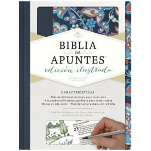 Biblia De Apuntes Edición Ilustrada Rvr1960 (rosa Y Azul)