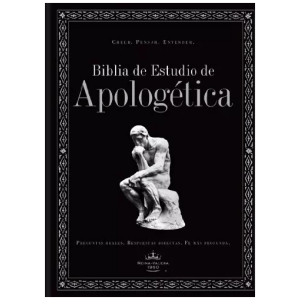 Biblia De Estudio Apologética Rvr1960, Color Negro Tapa Dura
