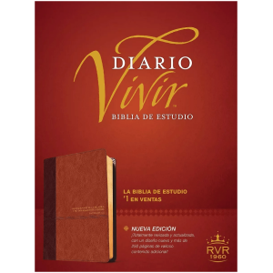 Biblia De Estudio Del Diario Vivir Rvr60, Café (im. Piel)