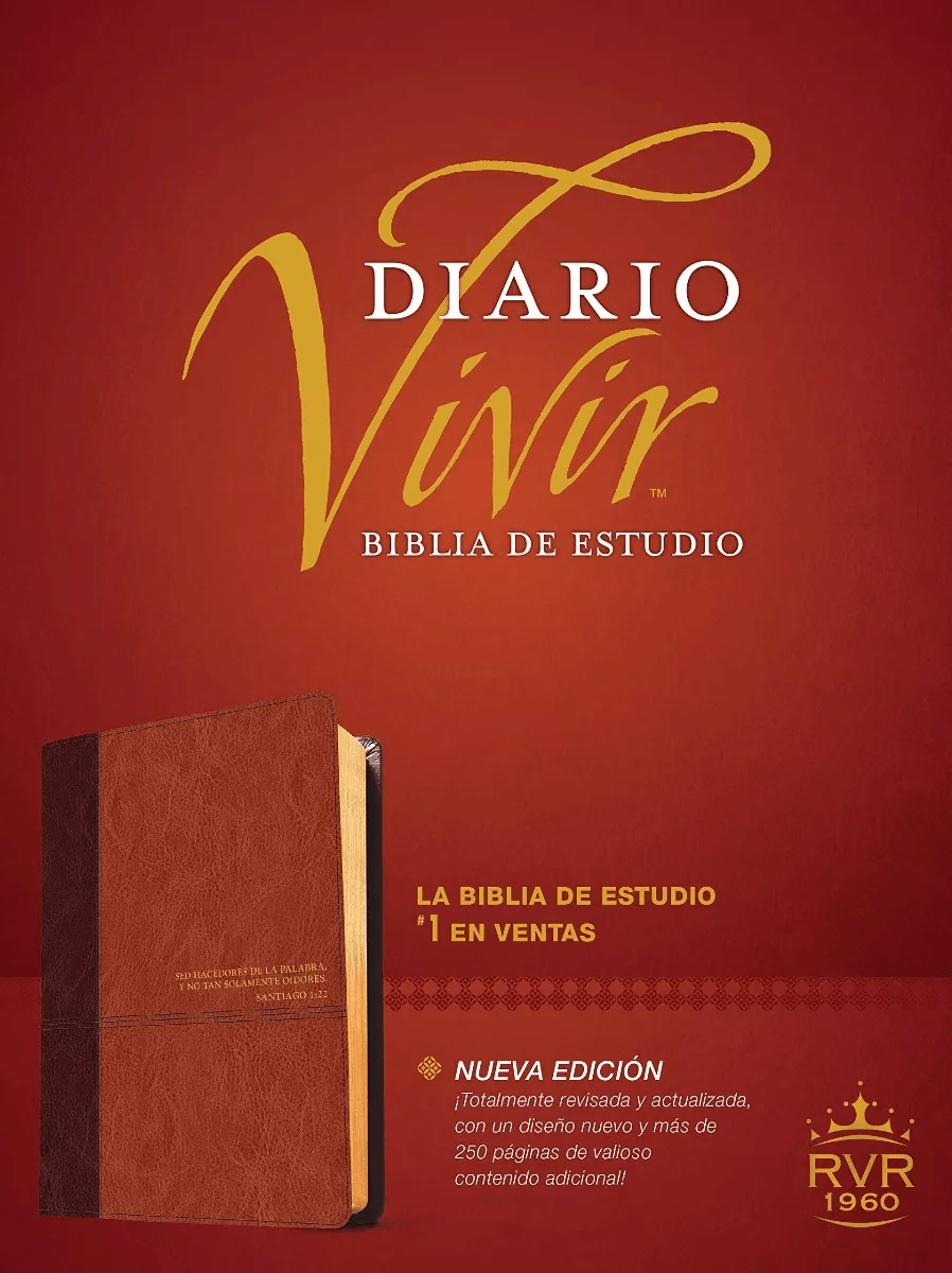 Biblia De Estudio Del Diario Vivir Rvr60 (imitación Piel)
