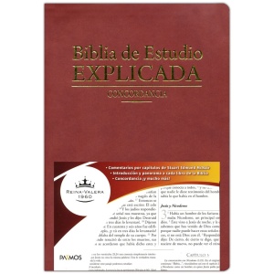 Biblia de Estudio Explicada con Concordancia, Marron
