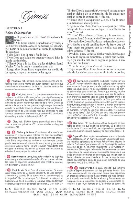 Biblia De Estudio Matthew Henry Piel Negra índice