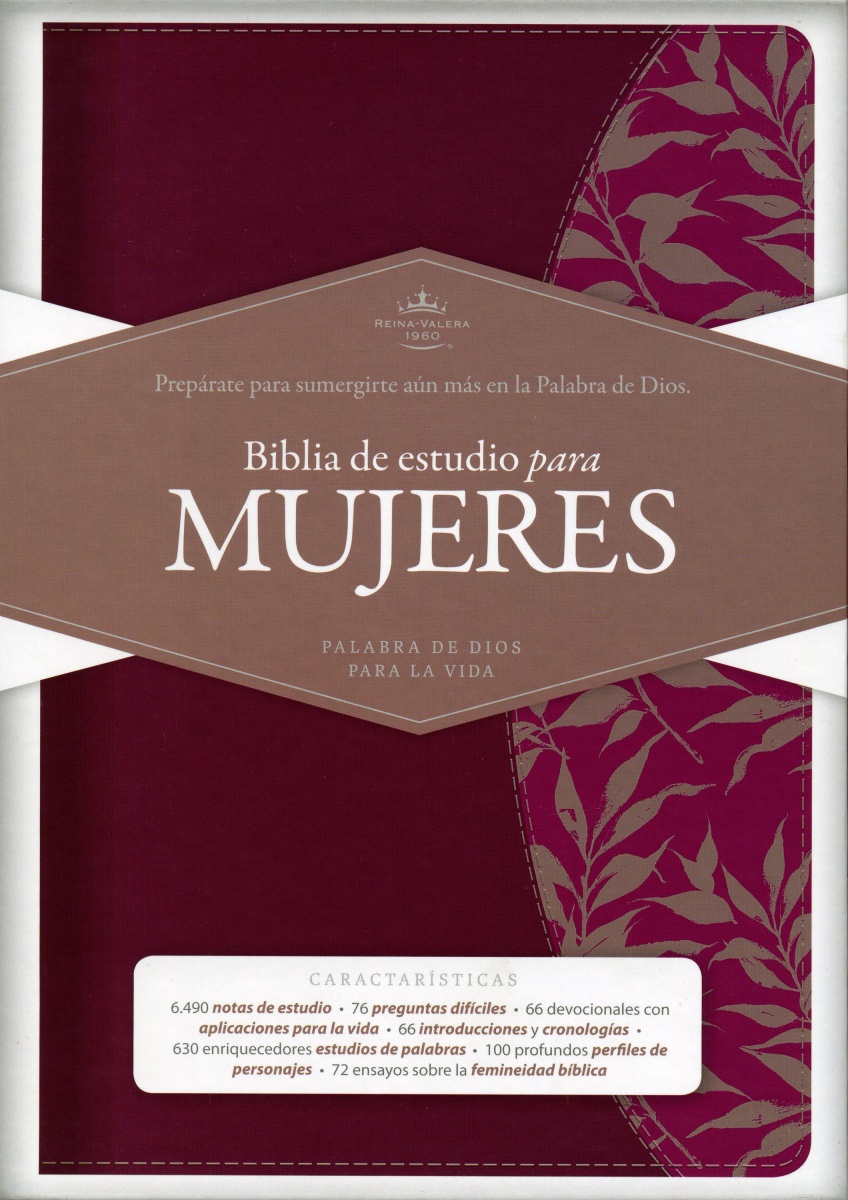 Biblia De Estudio Mujer Vino fucsia índice