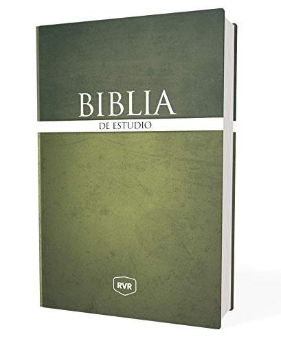 Biblia De Estudio Reina Valera Revisada Rvr Tapa Dura