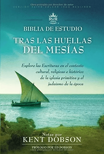 Biblia De Estudio Rvr60 Tras Las Huellas Del Mesías, Tapa D.