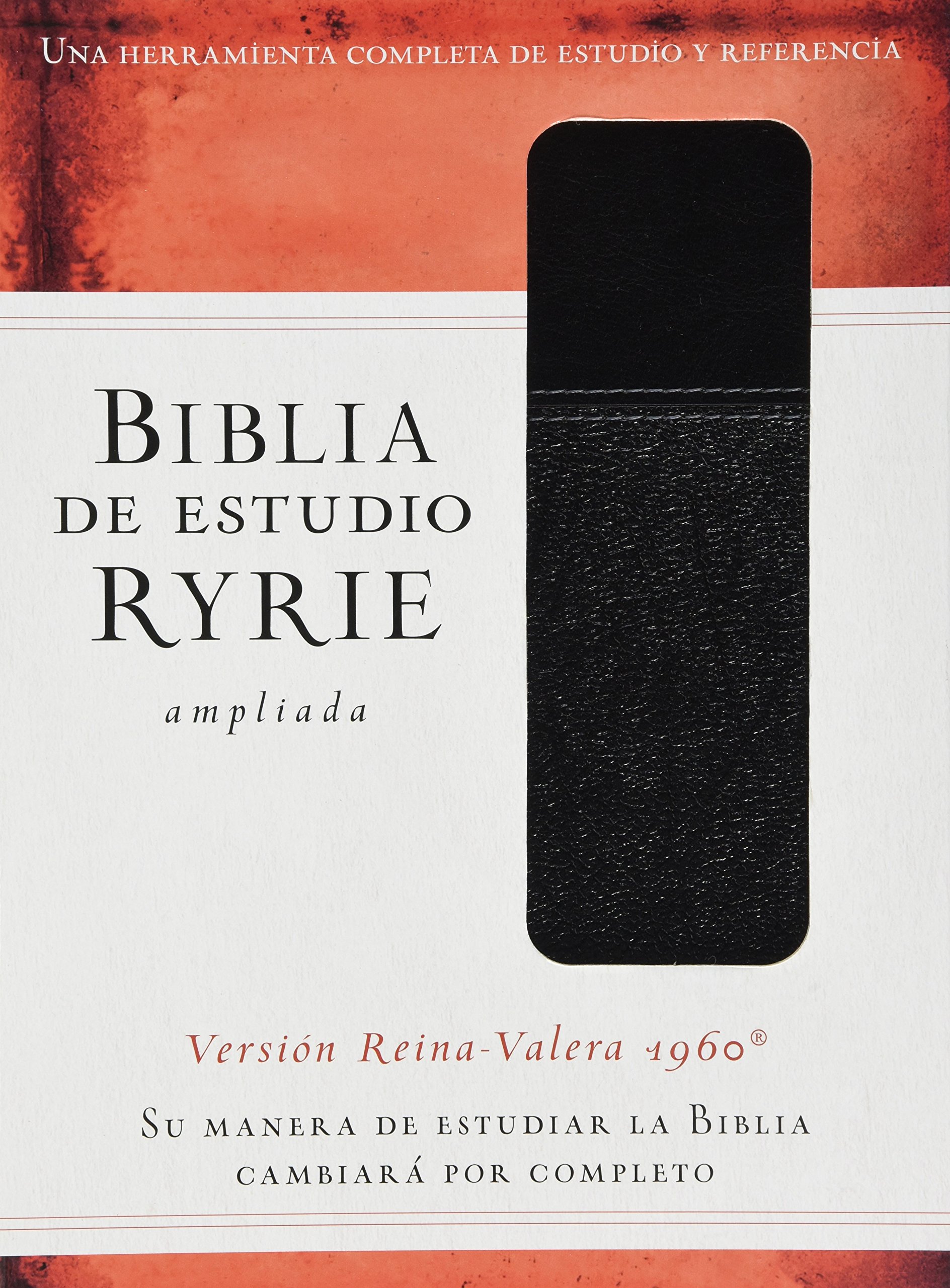 Biblia de Estudio Ryrie Ampliada: Duotono Negro Con Índice