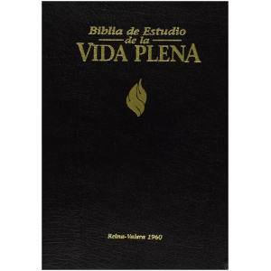 Biblia De Estudio Vida Plena, Español, Piel Negro
