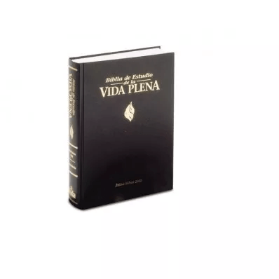 Biblia De Estudio Vida Plena, Español, Tapa Dura, Con Índice