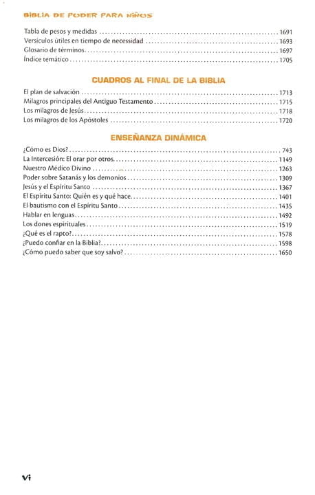Biblia De Poder Para Niños Rvc, Piel Especial