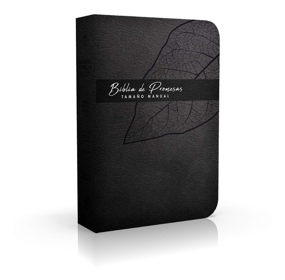 Biblia de Promesas Manual Piel Especial Negro