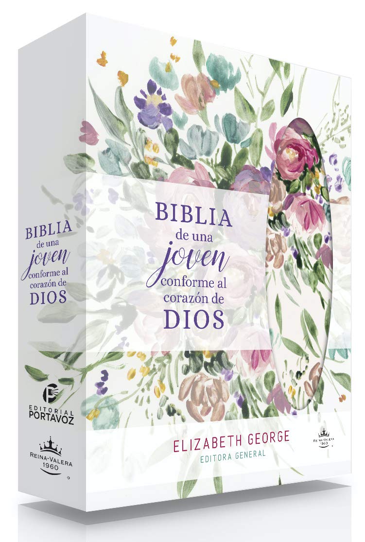 Biblia de Una Joven Conforme Al Corazón de Dios: Lujo Floral