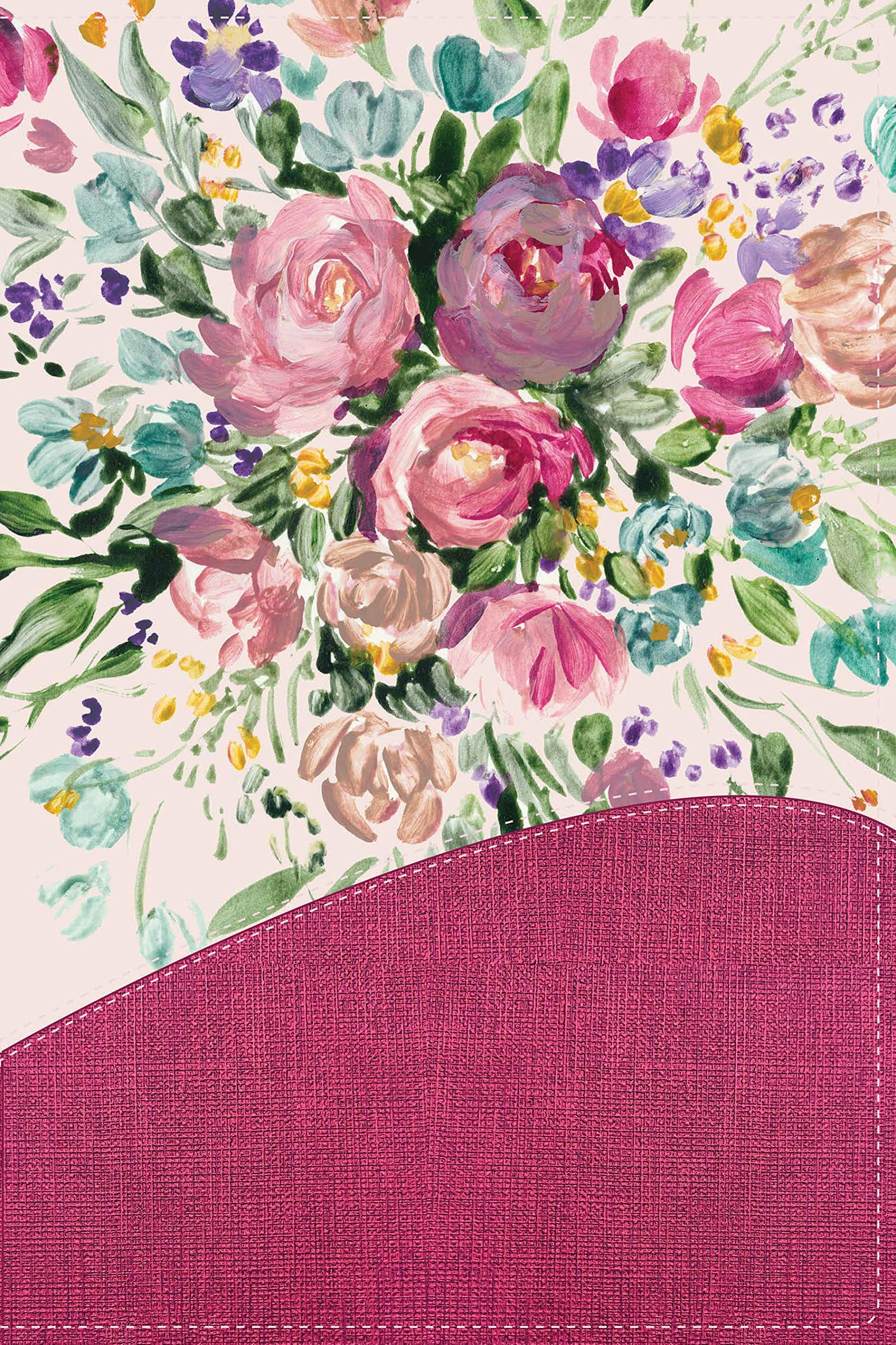 Biblia de Una Joven Conforme Al Corazón de Dios: Lujo Floral