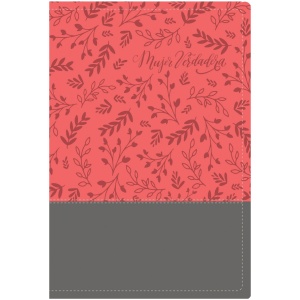 Biblia devocional Mujer Verdadera RVR60 Duo-tono Coral