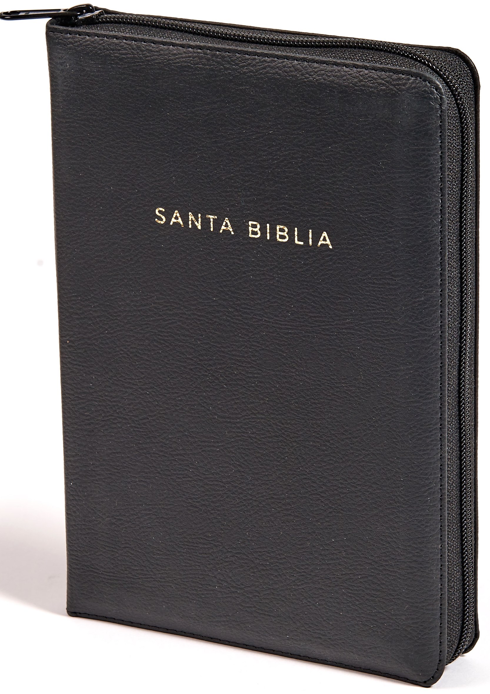 Biblia Económica RV1960 Letra Grande ziper índice Negro