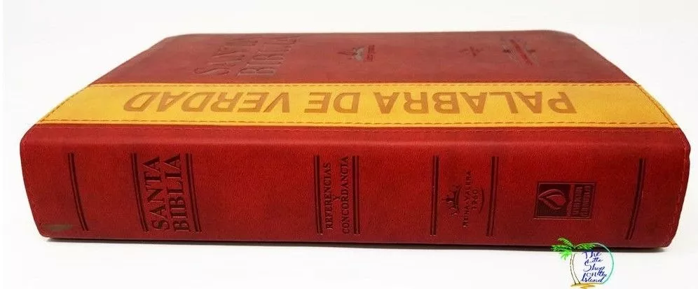 Biblia Letra Gigante Rvr1960 Imit Piel Rojo/beige Con Índice