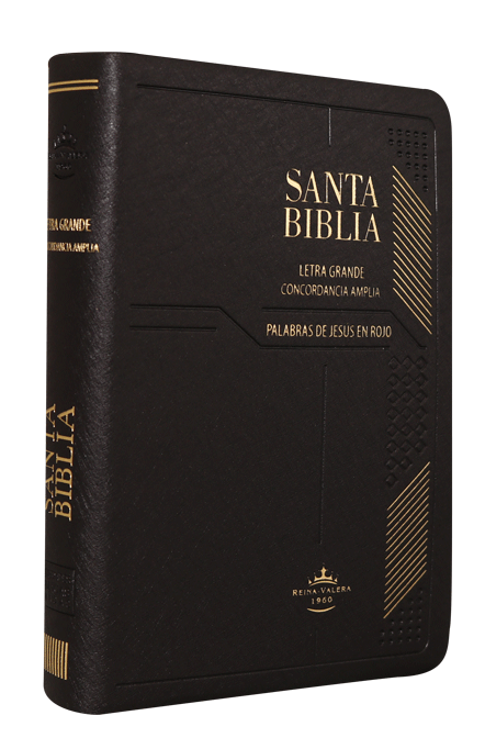 Biblia Letra Grande Concordancia RV1960 manual vinil marrón índice