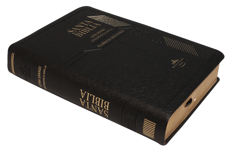 Biblia Letra Grande Concordancia RV1960 manual vinil marrón índice