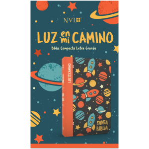 Biblia Luz en mi camino cohetes NVI colores símil piel