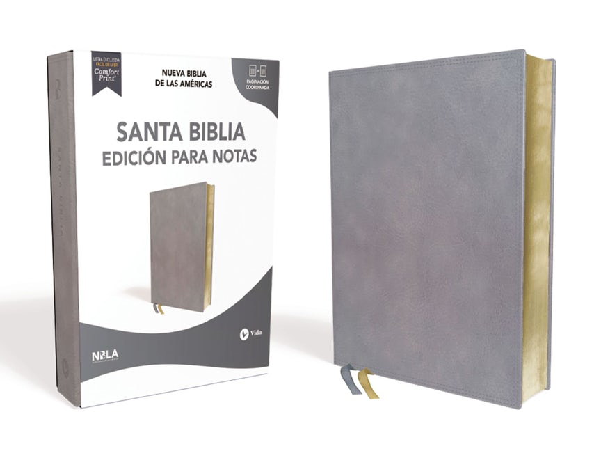 Biblia NBLA Edicion de Notas sim piel Azul pizarra PJR