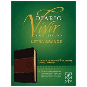 Biblia NTV De Estudio Del Diario Vivir Letra Grande Manual Café Café claro