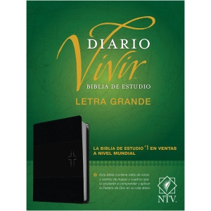 Biblia NTV De Estudio Del Diario Vivir Letra Grande Negro Ónice