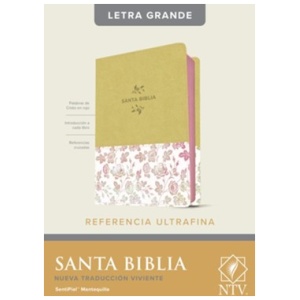 Biblia NTV De Referencia Ultrafina Letra Grande crema índice