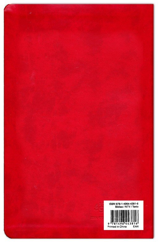 Biblia NTV edición ágape rojo