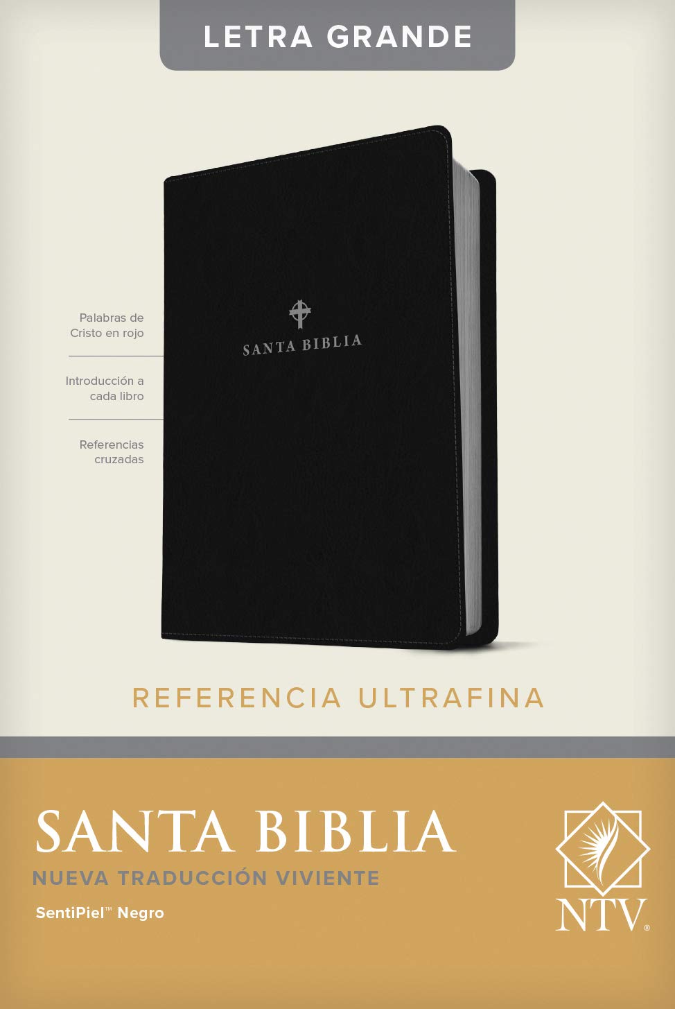 Biblia Ntv Edición De Referencia Ultrafina Letra Grande Pjr