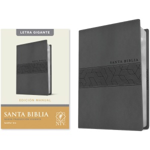 Biblia NTV Edición Manual Letra Grande Gris 12pt