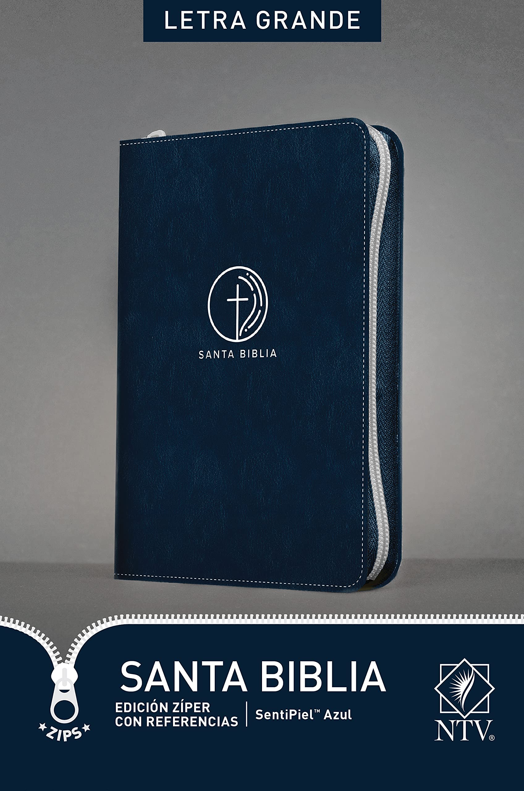 Biblia NTV Edición Zíper Con Referencias Letra Grande