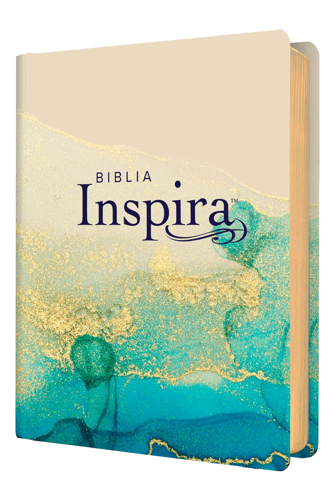 Biblia NTV Inspira Oro Simil Piel