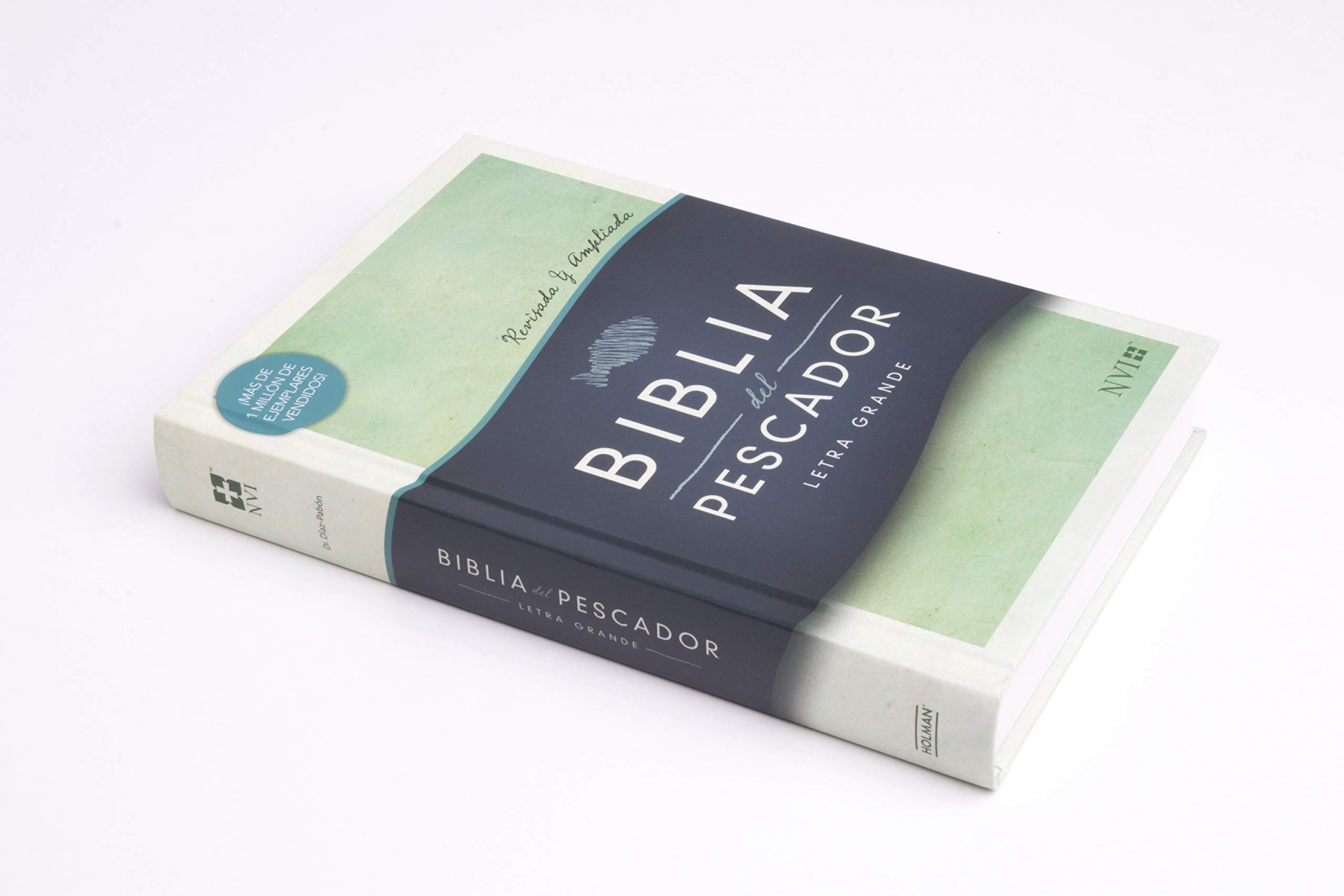 Biblia NVI del pescador letra grande verde tapa dura